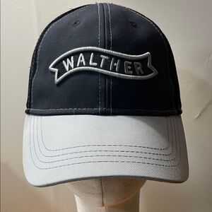 Walter Two-Tone Black and Light Gray Men's Baseball Cap
